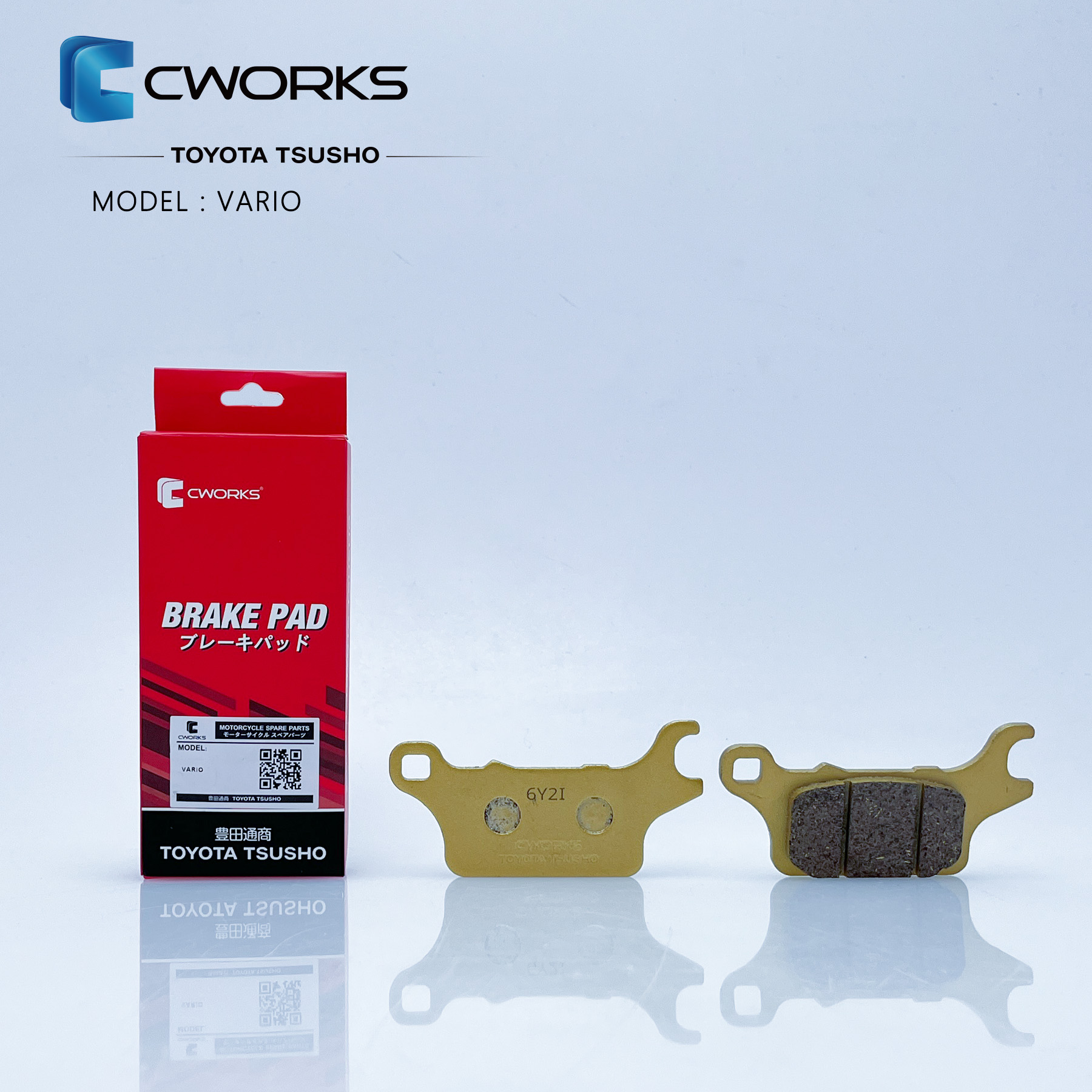 Bố Thắng CWORKS Vario – Phanh Êm, Ăn Chắc
